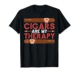 cigars are my therapy relax lifestyle stress ------ maglietta