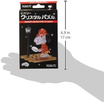 Amazon 34ピース クリスタルパズル スヌーピー探偵 立体パズル おもちゃ