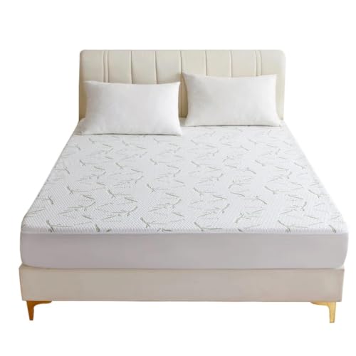 Protector de colchón impermeable y transpirable para camas de dormitorios y hoteles 2
