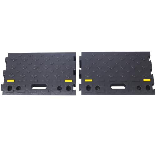 Rampa portátil para bordillos 2 piezas 4 pulgadas carga 6600 lbs miniatura 6