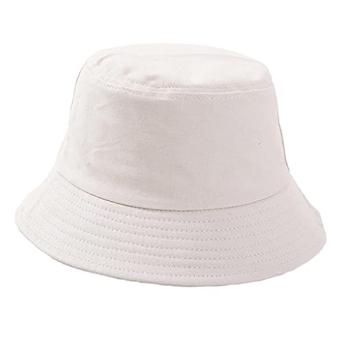 menolana 2 Peças de Chapéu de Balde Moda Masculino Feminino Chapéu de Sol Sólido de Verão Tampa Bald