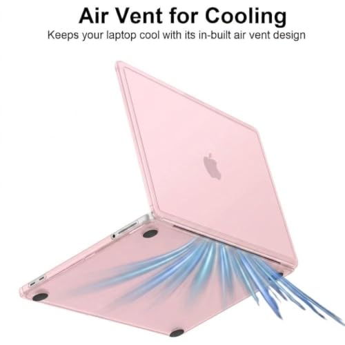 Image of Midkart Case Compatible with MacBook Neo 13 inch Case 2026 Release Model A3404 with A18 Pro Chip Matte Finish Scratches & Fingerprints Resistant Hard Shell Cover with Reinforced Corners, Blush