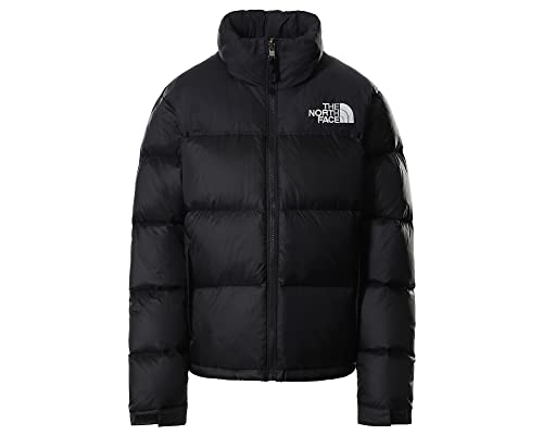 Chaqueta Nuptse 1996 de mujer estilo retro acolchada en color negro resistente al viento