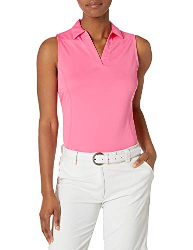 Image of PGA Tour Women's Petite Airflux Sleeveless Polos