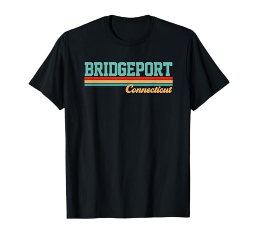 Retro Bridgeport Connecticut Camiseta