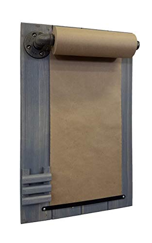 Rydal-Farmhouse-Rustic-Wooden-Memo-Paper-Roll-Holder-Grocery-List-Pad-or-Note-Board-for-Families-Customize-20-Colors-Shown-In-Classic-Gray Rydal Farmhouse Rustic Wooden Memo Paper Roll Holder Grocery List Pad or Note Board for Families Customize 20 Colors Shown In Classic Gray