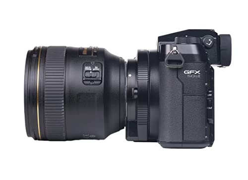 Fringer Nf-Gfx Fujifilm Auto Focus Mount Adapter Built-In Electronic Aperture Automatic – Compatible With Nikon D, G, E Lens To Fuji G Mount Medium Format Camera Gfx100 100S 100Ir Ver. #TOP4
