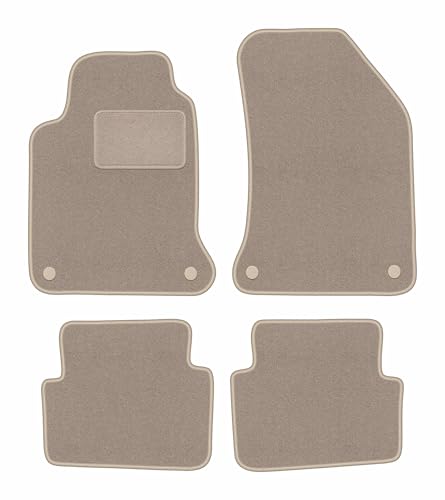 Tapis de voiture anti-salissure pour habitacle Laguna 2 beige