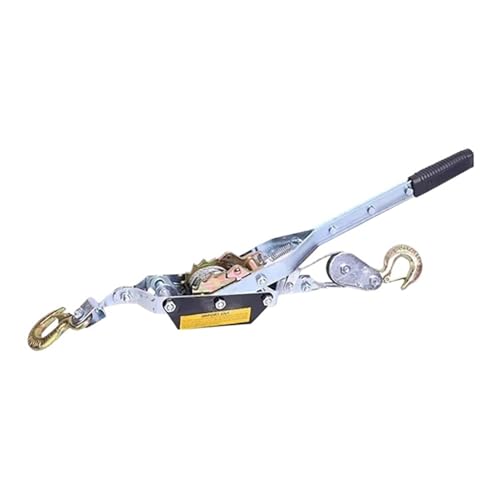 Tensor manual de cuerda de 2 toneladas con doble gancho