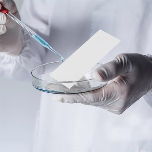 OUNONA 200 Stück Laborpapierstreifen Chromatographie-Papierstreifen Ptc-Testpapierstreifen Saugfähiges Filterpapier Pigmenttrennung Wissenschaftliches Experiment Papierstreifen