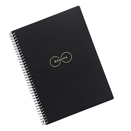 Tixiyu Cuaderno de Diario de Negocios B5, Cuaderno de Estudio de PP con Línea Circular Negra para Trabajadores de Oficina y Profesores