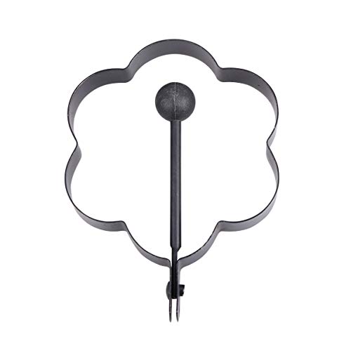 OKUMEYR 4pcs Omelette Mold Nonstick Fried Egg Rings Stainless Steel Egg Shaper Pancake Maker