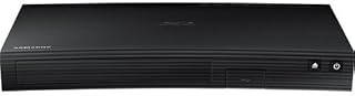 Samsung Blu-ray DVD Disc Player With Built-in Wi-Fi 1080p & Full HD Upconversion, Plays Blu-ray Discs, DVDs & CDs, Plus 6Ft High Speed HDMI Cable, Black Finish