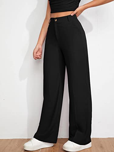 Image of Elendra Women Lycra - Bootcut Trousers Pant Wide Leg