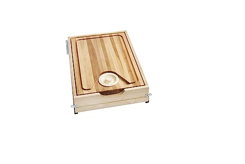 Sistema de tabla de cortar para cajón base de madera Rev-A-Shelf miniatura 1
