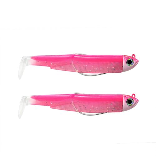 BLACK MINNOW 90mm Doble Combo Shore - 5g - Rose Fluo