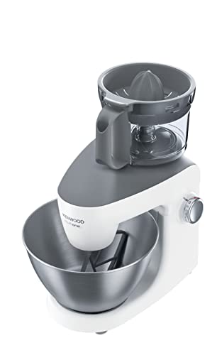 Kenwood-KHH326-Robot-de-Cocina-Multifuncion-1000W-43L-Mezcla-Bate-Amasa-Batidora-de-Vaso-15L-Procesador-Alimentos-14L-3-Discos-Exprimidor-Picadora-Licuadora-PlataBlanco