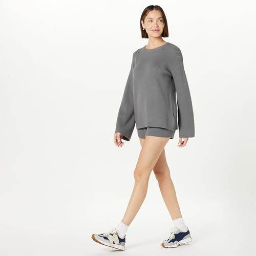 The Drop Women's Faith Pull-on Ribbed Sweater Short4