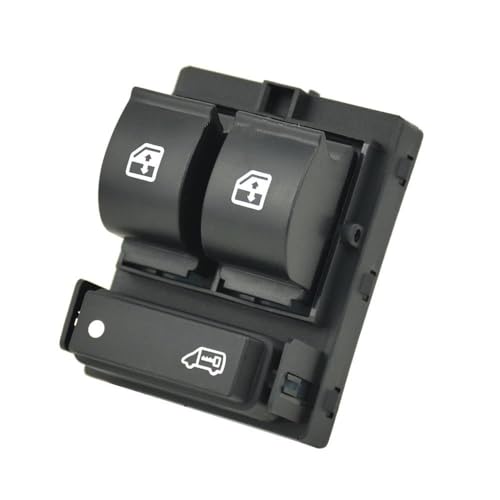 Bouton de lève-vitre Fiat Ducato bloqué ? Changez la commande 735487419 dos noir