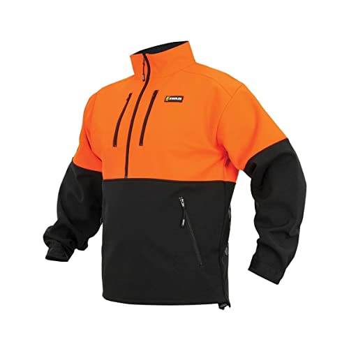 Swazi Hi-Vis Windcheetah cortavientos alta visibilidad BlazeBlack Large naranja