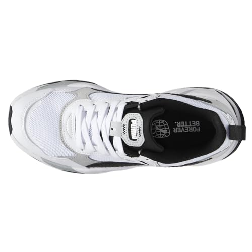 PUMA Womens Trinity Lace Up Sneakers Shoes Casual - White - Size 9.5 M4