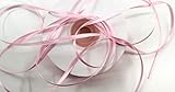 rosario band CaPiSo Markenware CaPiSo 100m Satinband 3mm Schleifenband Geschenkband Dekoband Satin Hochzeit Weihnachten Weihnachtsband (Rosa)