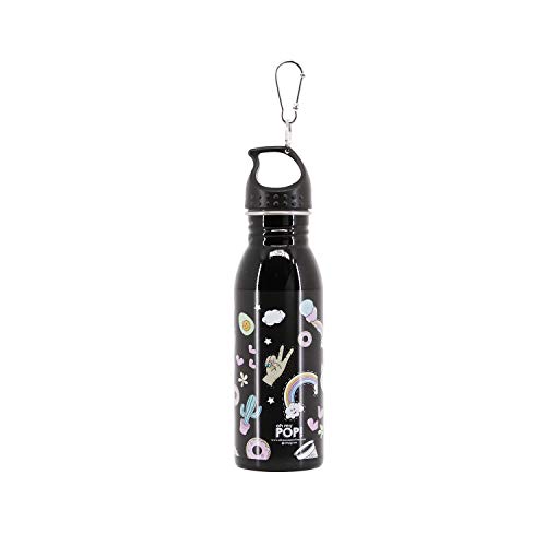 Oh My Pop! Illusion-Water Bottle 500 ml, Black - Image 2