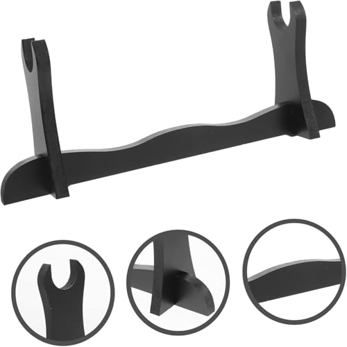 Image of Katana Stand for Katana and Ninja Swords Stylish Wall Mounted Sword Holder Katana Display Stand for Living Room, Bedroom, Store Decor