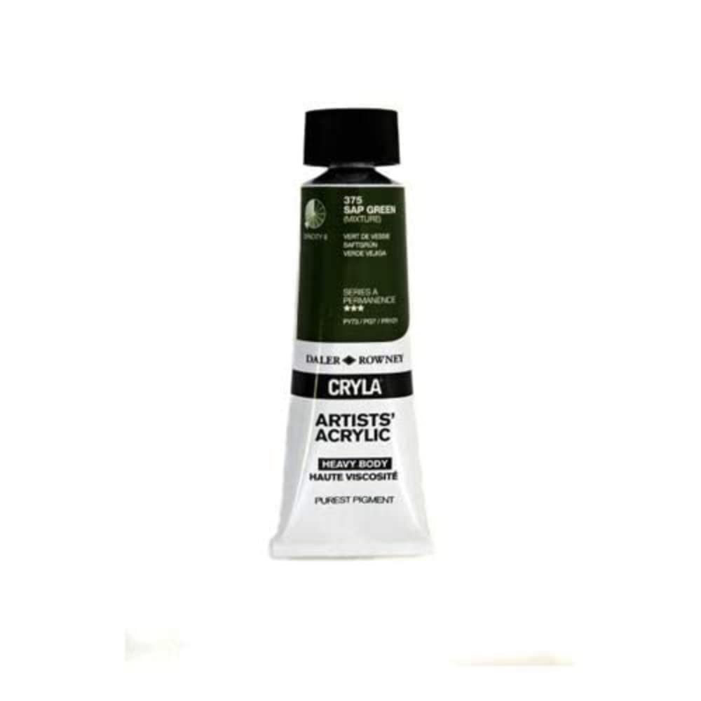 Daler-Rowney Cryla Acrylic Paint 75ml Sap Green For Artists Impasto Painting