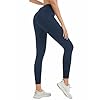 adorence Leggins Sportivi Donna Push Up Anticellulite con 2 Tasche – Leggings Compressione Graduata Vita Alta, per Fitness, Yoga, Palestra - Blu Navy M