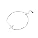Armreif Für Frauen Sterling-,Mode Persönlichkeit Einstellbare Ethnischen Stil Geometrische Minimalistischen Box Kette Kreuz Form Armreif Damen/Mädchen/Mutter Armband Für Den Alltag K