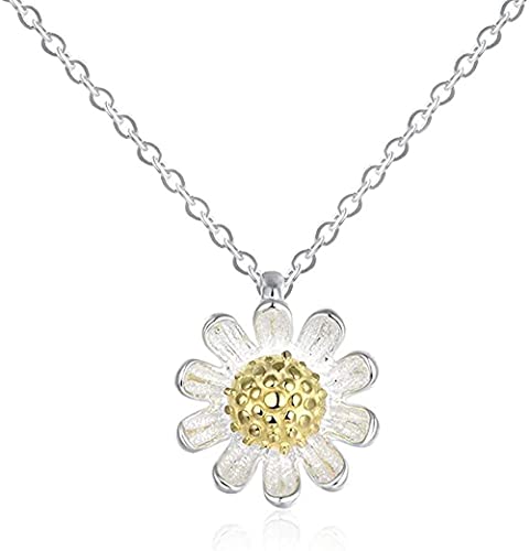 Collier marguerite argent S925, fini les irritations avec ce ras du cou