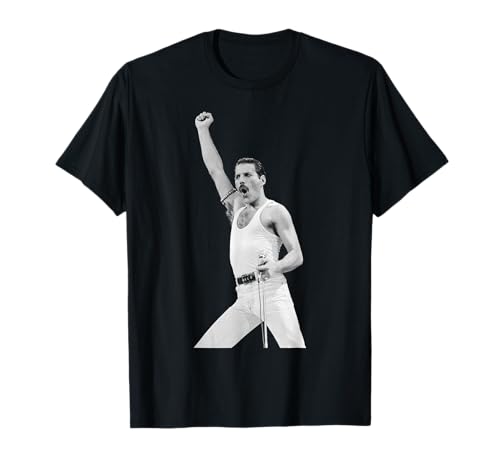 Freddie Mercury Queen Live Aid Wembley Stadium 1985 T-Shirt