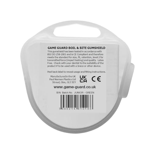 Game Guard Boil & Bite Mundschutz Zahnschutz – für Kinder & Erwachsene – Hockey, Boxen, Rugby, Fußball, Kampfsport, MMA, Karate, Kickboxen, Taekwondo, Handball