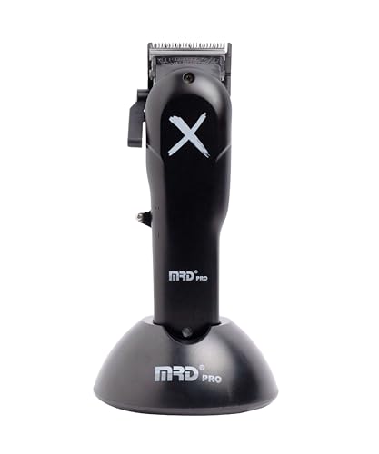 MRD Clipper PRO BUZZ CUTTER – Máquina de cortar pelo hombre profesional con motor Rotativo, cuchilla DLC Faper y bateria de 3350 mAh, cortapelos MRD pro recargable USB-C
