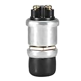 VIFER Momentaner Druckschalter aus Metall, wasserdicht, 2 Pins, 12 V, 20 A, Druckschalter