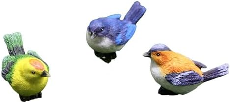 3 Pcs Resin Birds Ornament Fairy Wild Garden Supplies Handmade Decor Perfect for Yard Art Outdoor Patio Decor Lawn Ornaments and Statues Decorations image 3