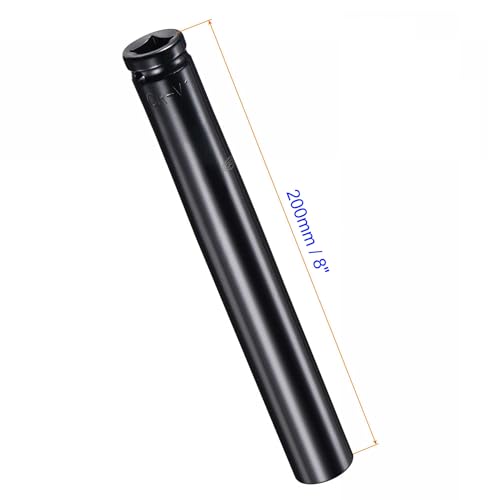 MACHSWON 2Pcs 1/2 Inch Drive - 18mm Deep Impact Socket with 6 Point Design, Heat-Treated Cr-V Steel 200mm Length, Metric Sizes - Image 2