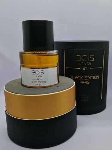 Parfum Collection Privée, Bois De BLACK EDITION, Bois N1 d'Argent INTENSE Homme/Femme, Parfum 50ml Pour Cadeau, Parfum de Marque, Idée Cadeau Pas Chère, Black Edition...