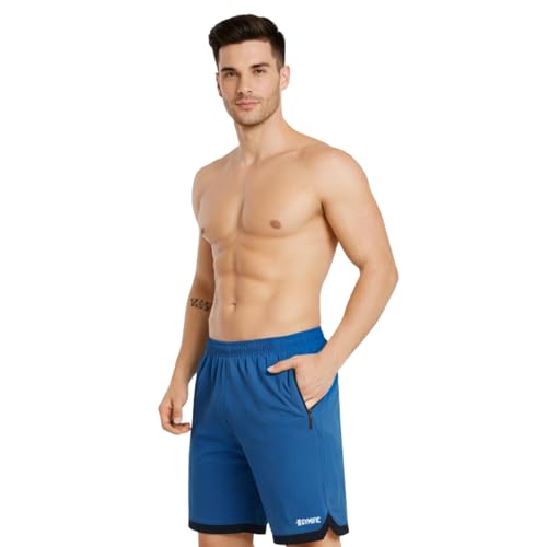 Image of GYMIFIC Mens Sports Training Running Dry Fit Solid Boxer Shorts | Premium Lightweight Stretchable Activewear Gym Shorts for Running, Workout, Training & Fitness