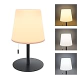 【Langlebiger Akku】Eine voll aufgeladene LED-Tischlampe kann fast 20 Stunden lang leuchten. Die Lampe kann jederzeit über das mitgelieferte USB-Kabel aufgeladen werden und die Lampe hat eine volle Ladezeit von 4-5 Stunden