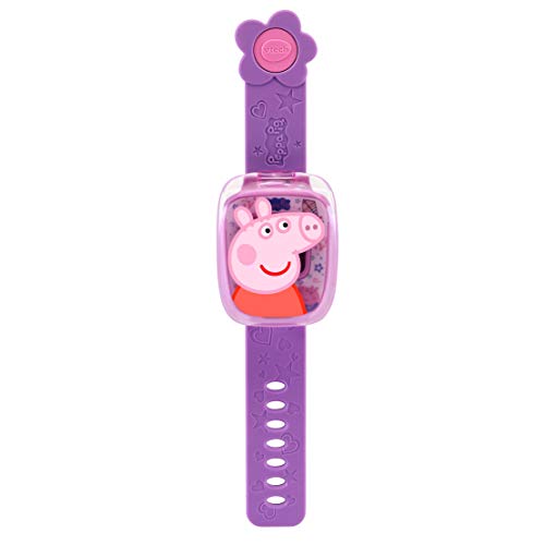 VTech Peppa Pig Learning Digital Watch for Kid, Purple