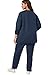 Woman Within Women's Plus Size Fleece Sweatshirt Set Sweatsuit - 2X, Black