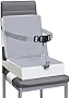 Toddler Booster Seat for Dining Table, 20-40in Child Dining Table Booster Seat with Backrest, Kid Booster Seat, Adjustable Waist Belt and Non-Slip Bottom, Waterproof Child Chair Cushion