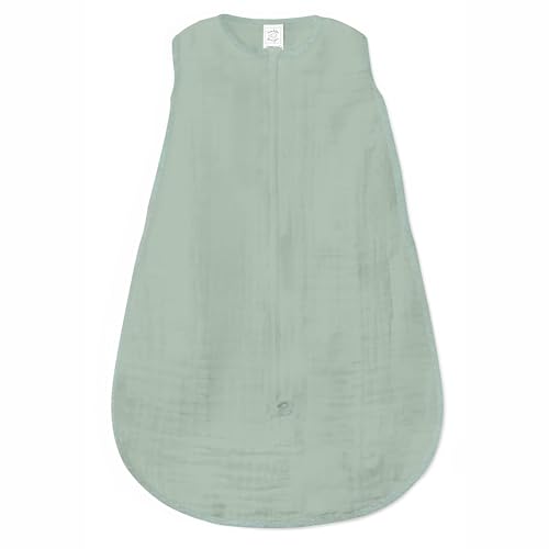 Image of SwaddleDesigns Muslin zzZipMe Sleeping Sack, for Baby Boy and Girl, Wearable Blanket with 2-Way Zipper