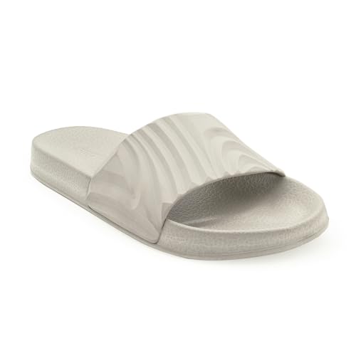 Image of Red Tape Womens Sliders in Slate Blue | Casual Pool Sliders | SLATE BLUE | 3 UK