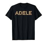ADELE Leopard Print Funny Personalized Name Birthday Gift T-Shirt