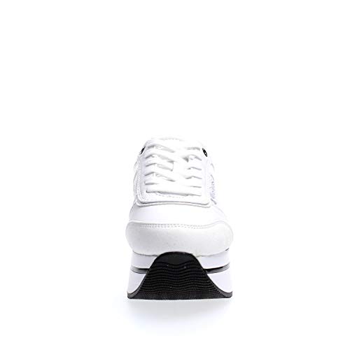 Guess Hansin/Active Lady/L, Baskets pour Femme, Blanc, 40 EU