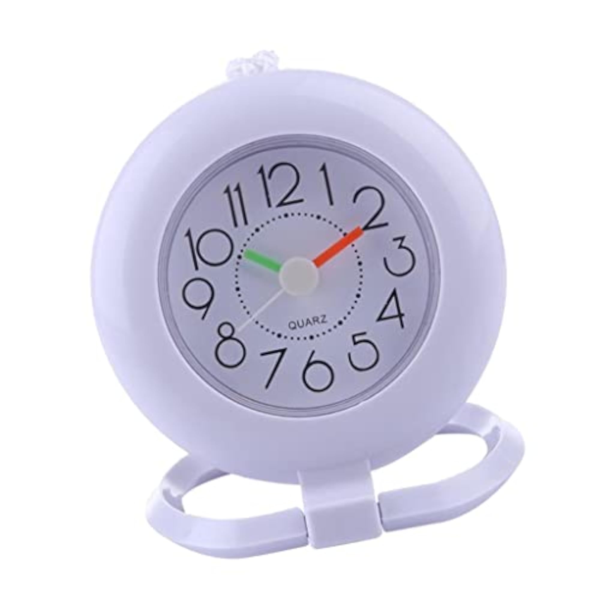 Slate Hanging Clock with Towel Ring for Bathroom