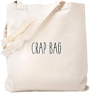 CafePress Friends Crap Bag Natural Canvas Tote Bag, Reusable Shopping Bag